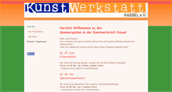 Desktop Screenshot of kunstwerkstatt-kassel.org